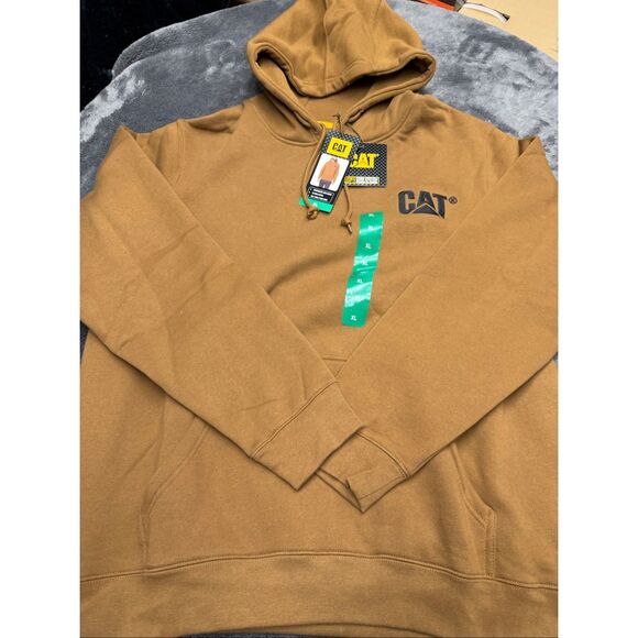 High Quality Tan Caterpillar Men’s Large Hoodie!  #workwear - Picture 3 of 3